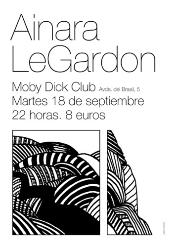 Ainara Legardon en Moby Dick Club (Madrid)18 Septiembre 2007 - 8 euros